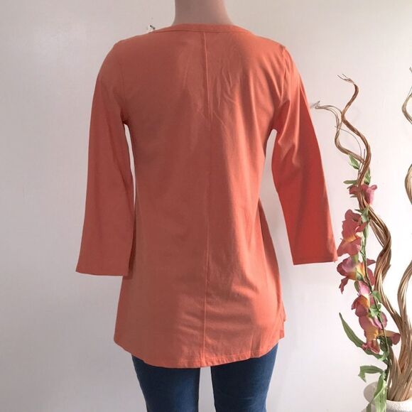 LOGO Principles by Lori Goldstein 3/4 Sleeve Cardigan - Picture 3 of 5